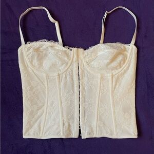 white shein corset